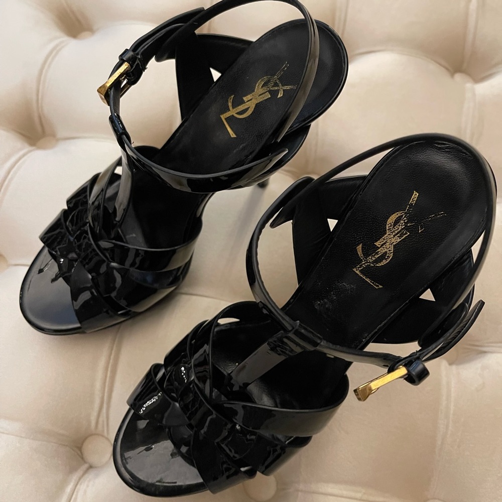 YSL Tribute Platform Sandals